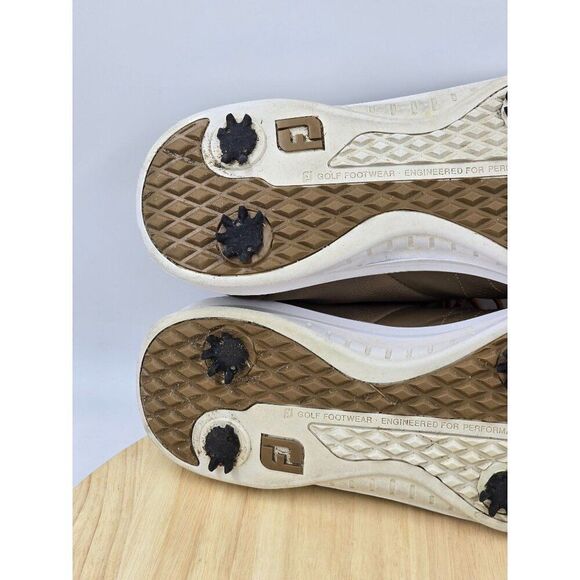 FootJoy Men's Contour Series Casual Golf Shoes Brown/Orange Sz 13M 54054 - Picture 10 of 11